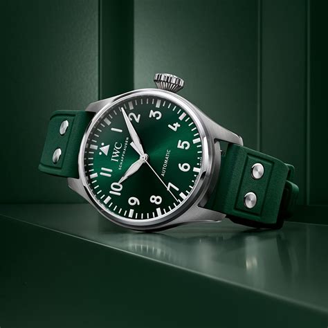 iwc pilot chronograph 43|iwc big pilot 43 green.